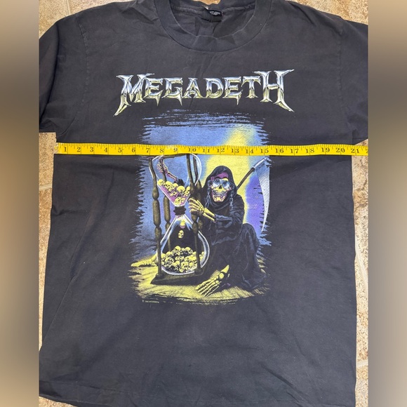 Vintage Authentic Megadeth Countdown to Extinction 1992 Tour Graphic T-Shirt - Picture 4 of 6